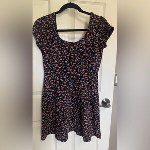 Vans Black Floral Patterned Garment